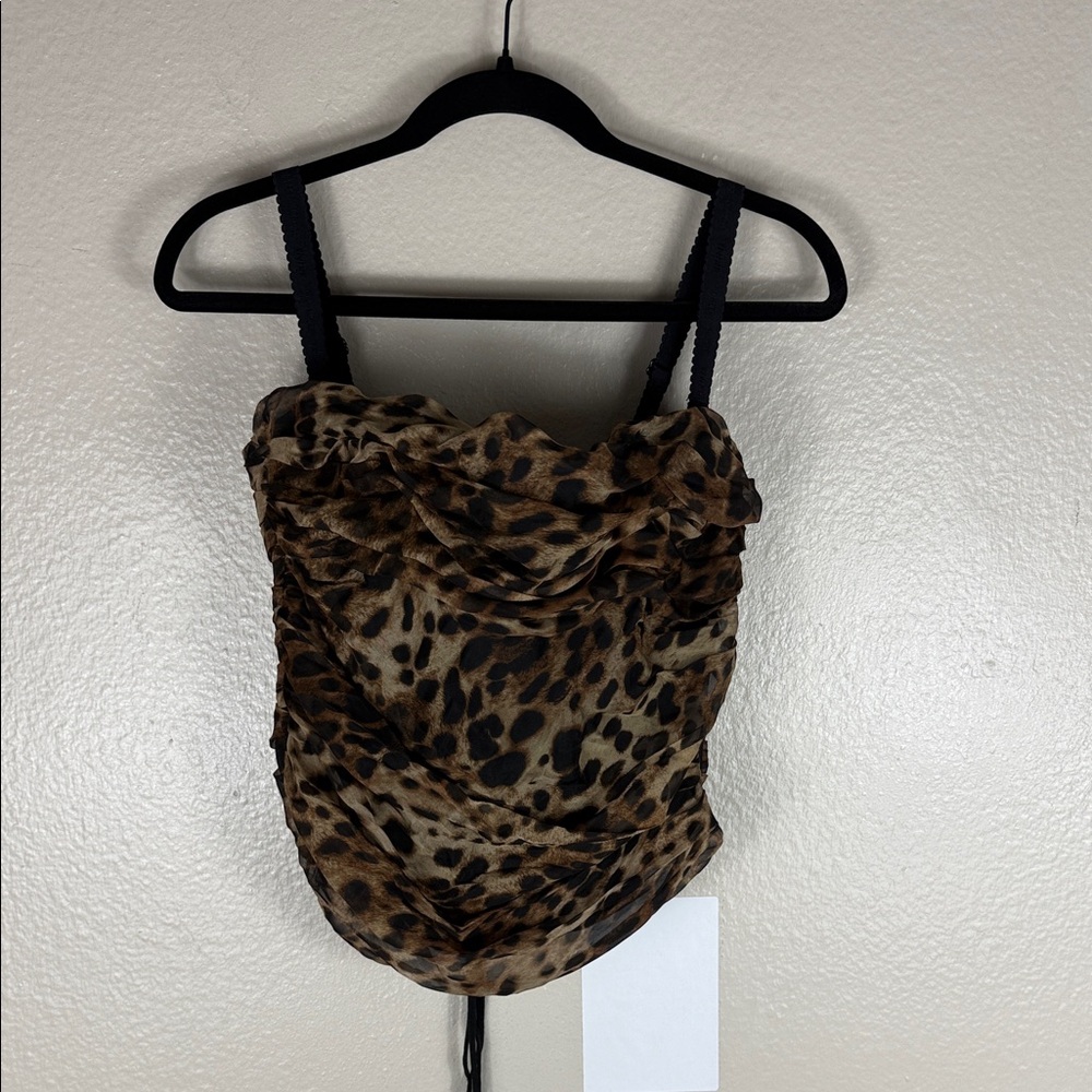 SKIMS x Dolce & Gabbana Leopard Romance Corset - Picture 4 of 7
